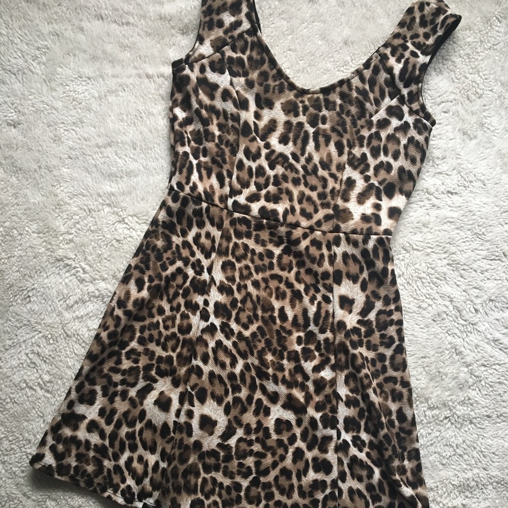 Cheetah Print mini Dress